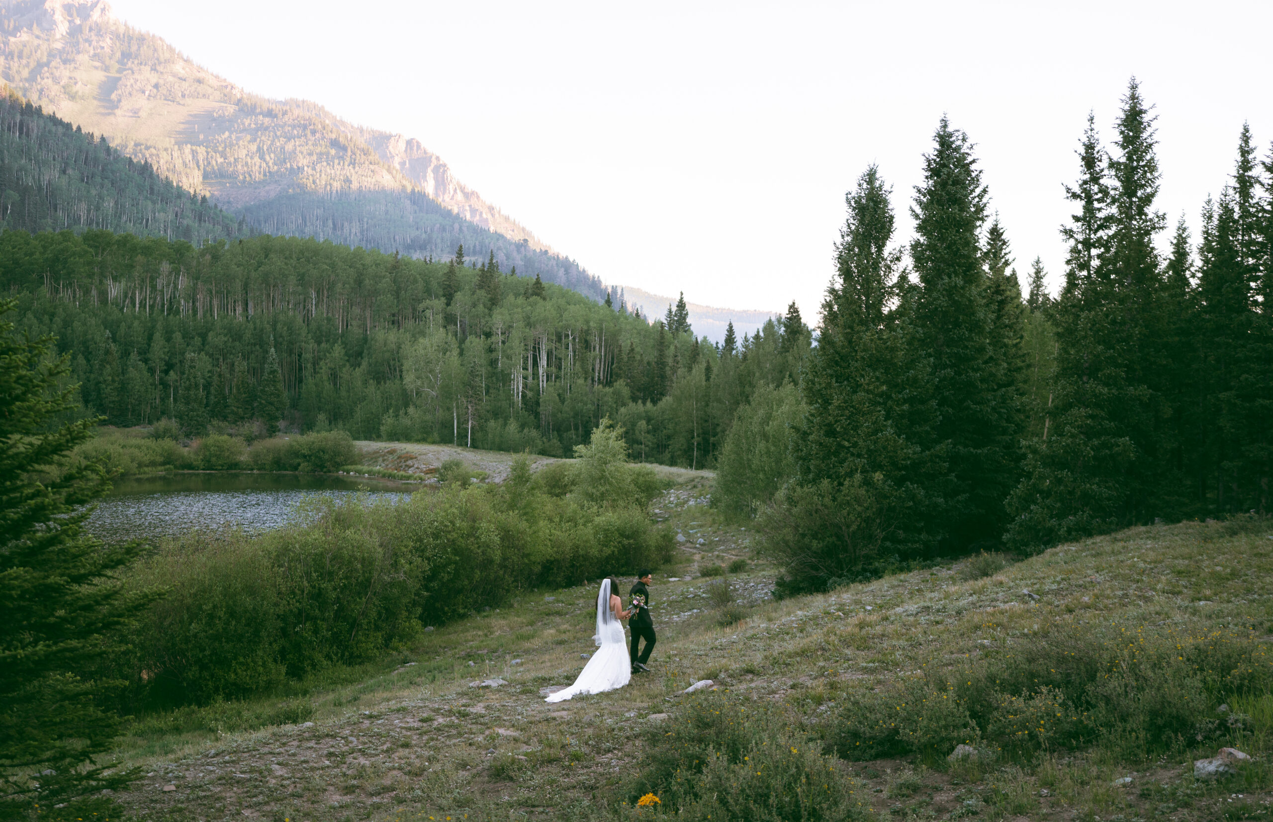 telluride sunrise elopement in July